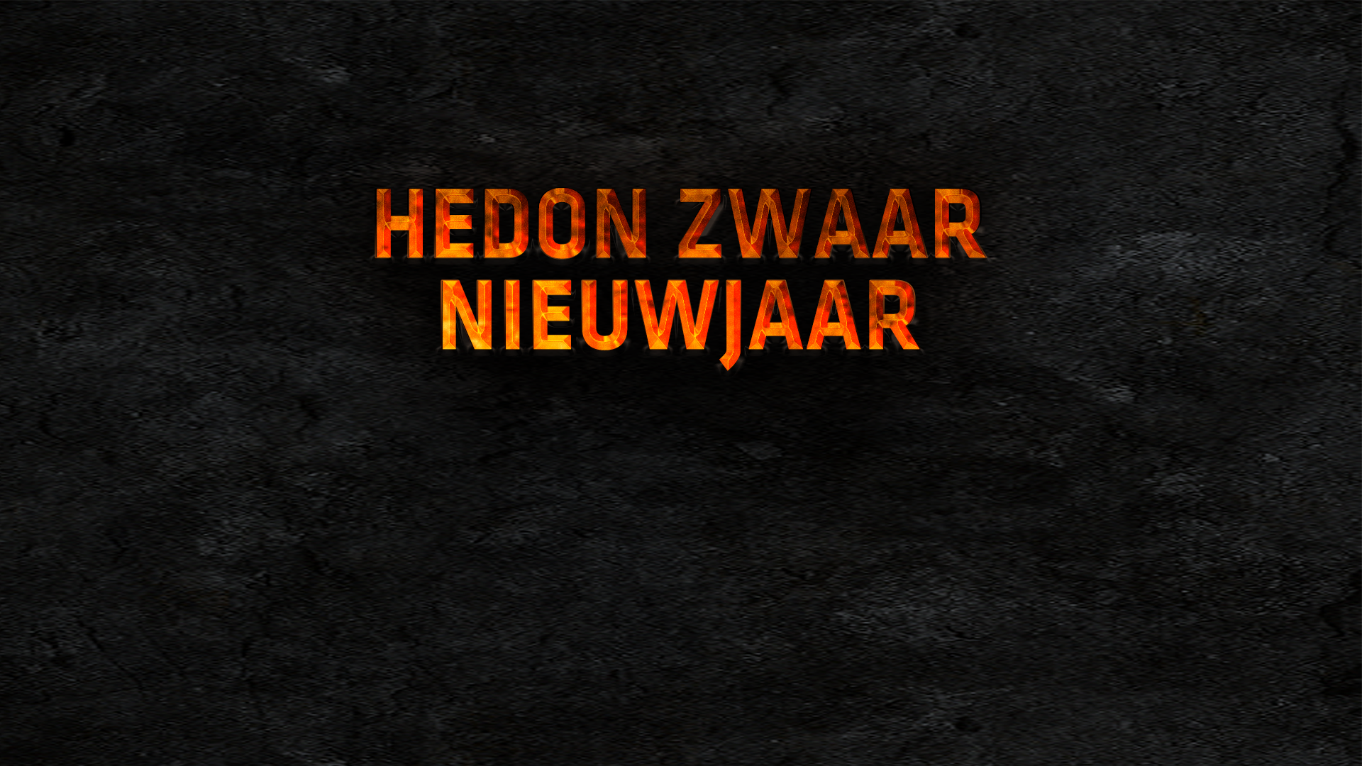 HEDON ZWAAR NIEUWJAAR