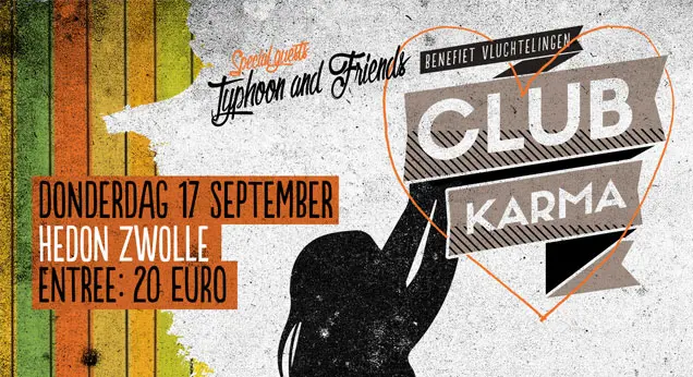 CLUB KARMA - BENEFIET VLUCHTELINGEN