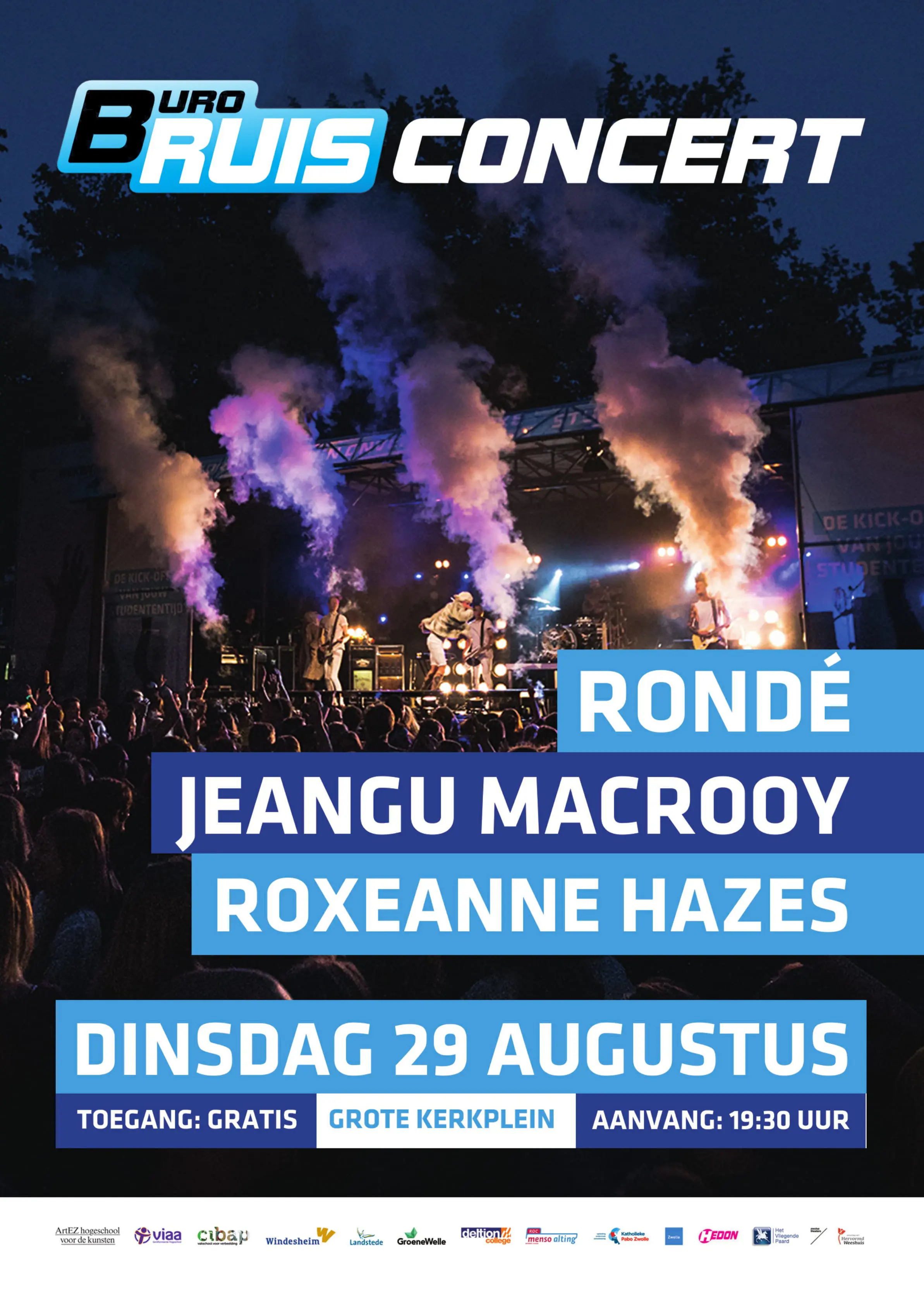 BRUISCONCERT: RONDÉ / JEANGU MACROOY / ROXEANNE HAZES