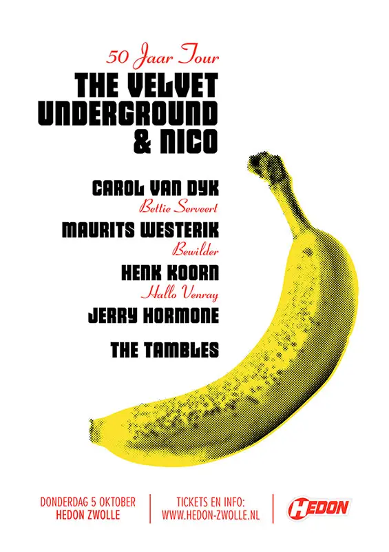 THE VELVET UNDERGROUND & NICO - 50 JAAR TOUR